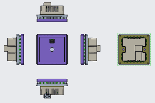 某印刷电路板散热方案